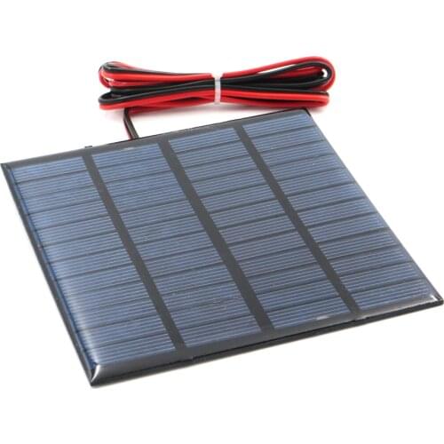 Solar Panel 9V 12V 18V 1.5W 1.8W 1.92W 2W 2.5W 3W 5W 10W 20W Mini Solar Battery Cell Phone Charger Portable DIY with Cable