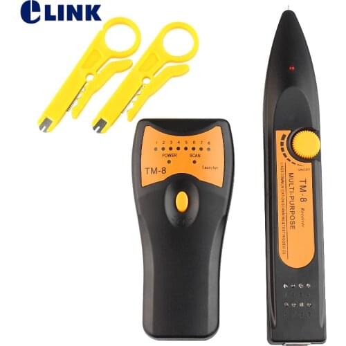 Telecom Wire Tracker for RJ11 RJ45 Cat5 Cat6 RJ11 Cable Diagnose Toner Ethernet LAN telecom Tool Tester Detector Line Finder