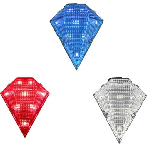 Waterproof Bike Tail Lamp Stylish Ultra Bright Bike Light USB Rechargeable LED Bicycle Rear Warning