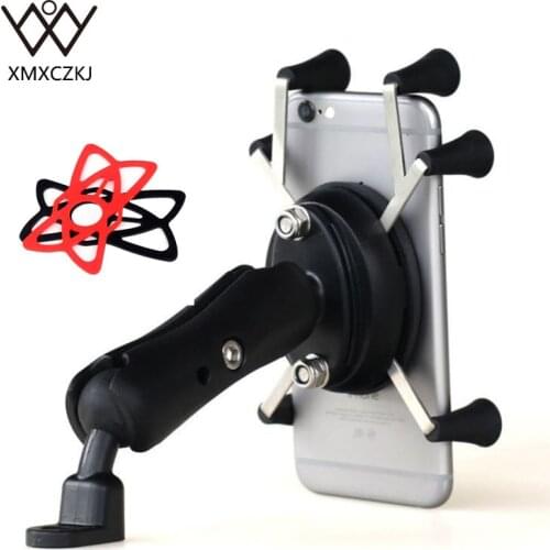 XMXCZKJ Bicycle phone holder Universal GPS Adjustable Bike motorcycle phone holder Handlebar Mount For 3.5-6.3 inch Phone