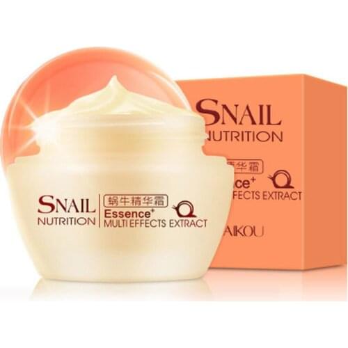 1pcs 50ml LAIKOU Face Care Cream Korean Snail White Cream Moisturizing Anti-Aging Acne Anti Wrinkle Day Cream Free Shipping