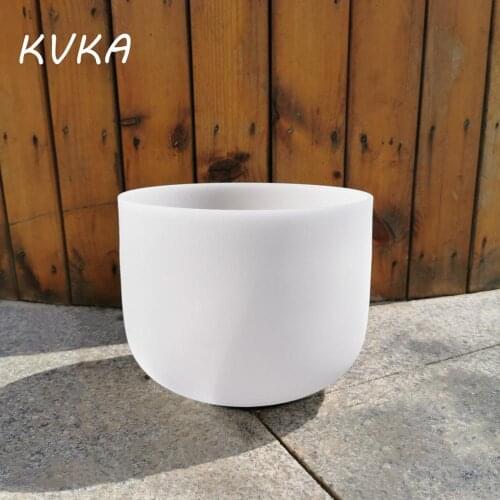 12 Inch Note C#D#F#G#A# Chakra Frosted Quartz Crystal Singing Bowl For Meditation Yoga Healing