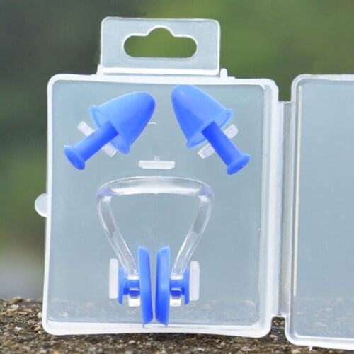 40pairs/lot Mushroom Silica gel Ear Plugs and Nose clip Tapered Travel Sleep Noise Prevention Swimming waterproof Earplugs MR123