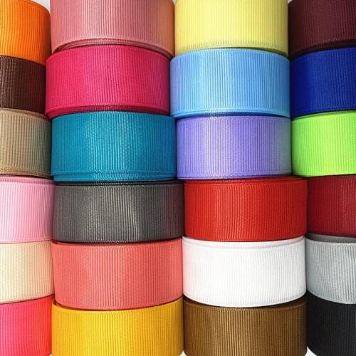 New 5yards 38mm Grosgrain Satin Ribbons for Wedding Christmas Party Decorations DIY Bow Craft Ribbons Supplies