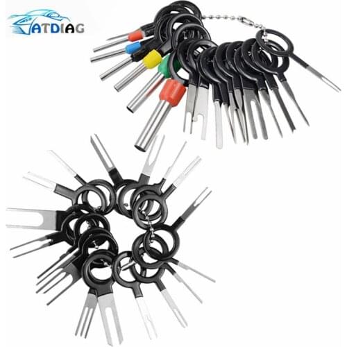 Automotive Plug Car Terminal Remove Tool Set Key Car Electrical Wire Crimp Connector Pin Extractor Kit Accessories Steel