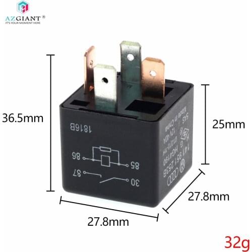 2pcs 141951253B Car Multi Function Relay 53# 4-pin for Volkswagen Golf Audi A3 A4 A6 A8 for Seat Skoda Porsche
