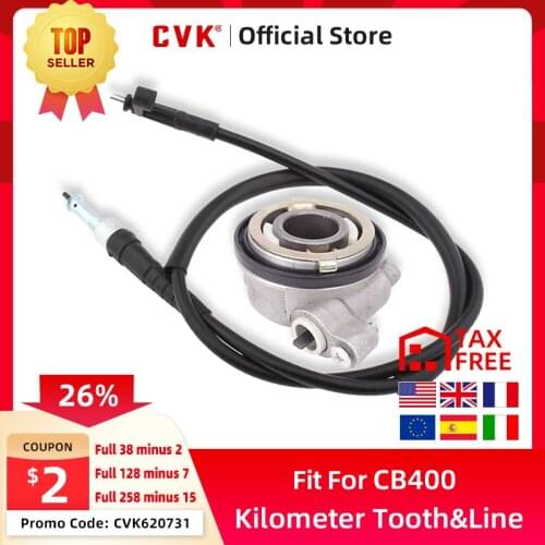 CVK Motorcycle instrument speedometer Driver Gear box Speed Kilometer meter senor For Honda CB400 CBR250 MC19 Magna Steed400