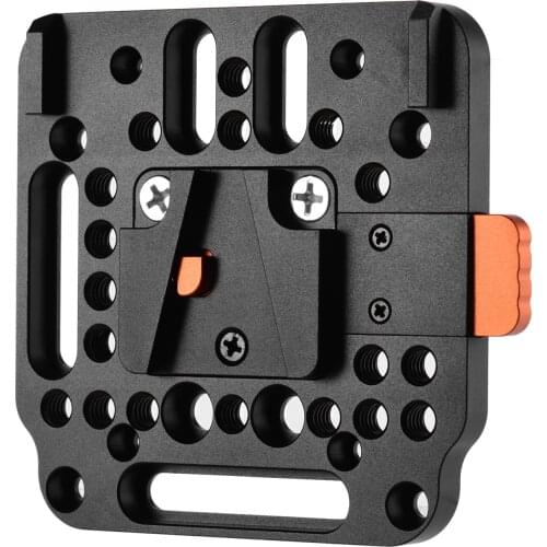 Photography M3 M4 Countersink V-Lock Quick Release Plate 1/4Inch Thread For Mini/DJI Ronin M/MX/Sony FS7/FS5 for V-Mount Battery