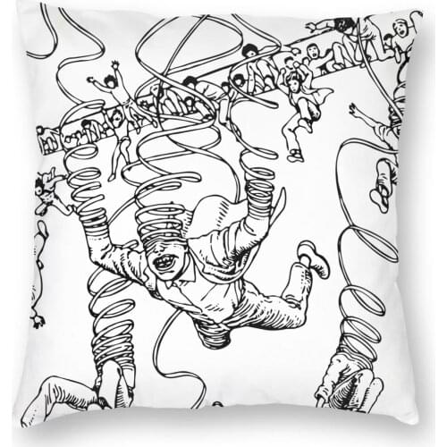 Junji Ito Unraveled Pillowcover Decoration Horror Manga Japan Cushions Throw Pillow for Living Room Double-sided Printing