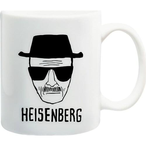 HEISENBERG Breaking Bad Walter White Mug Tea Home Decal Beer Coffee Mug Gift Cup