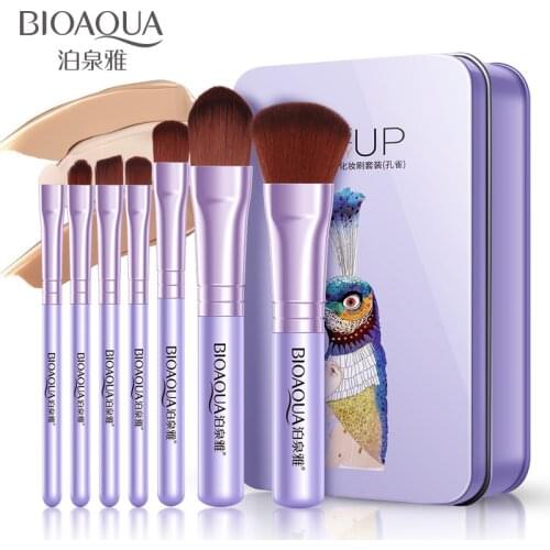 BIOAQUA Makeup Brushes Set Powder Foundation Eyeshadow Make Up Brush Soft Synthetic Hair Concealer kit Tool Cosmetics