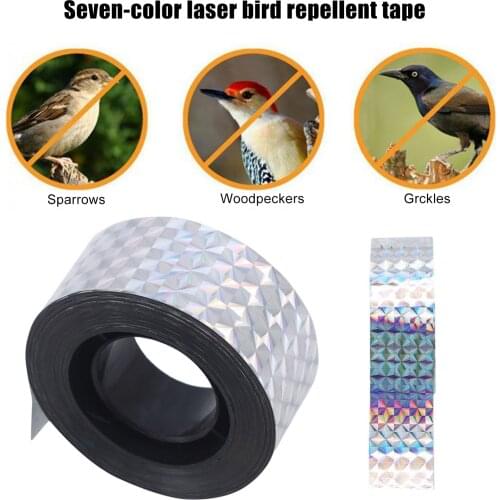 100m/80m Laser Reflective Bird Repeller Bird Scare Anti Bird Tape Bird Repellent Ribbon Fox Pigeons Garden Orchard Pest Control
