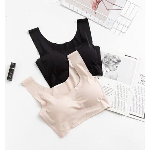 Real Silk Lining with outside smooth fabric removable pads everyday Comfortable Wireless Bra