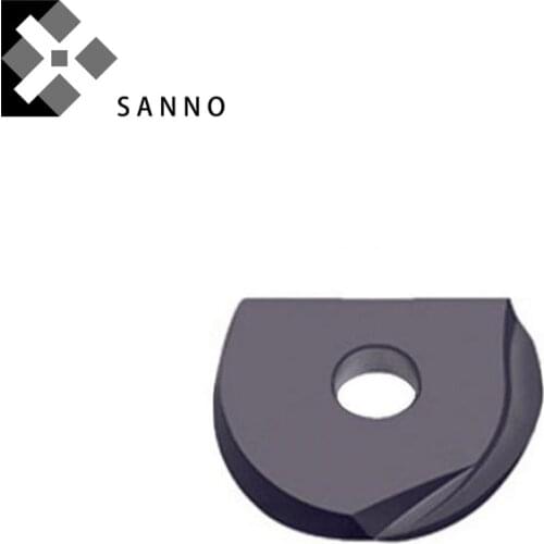 10Piece R4 / R5 / R6 / R8 / R10 / R12.5 / R15 / R16 P3202 half round ball finishing cnc milling inserts for T2139 tool holder