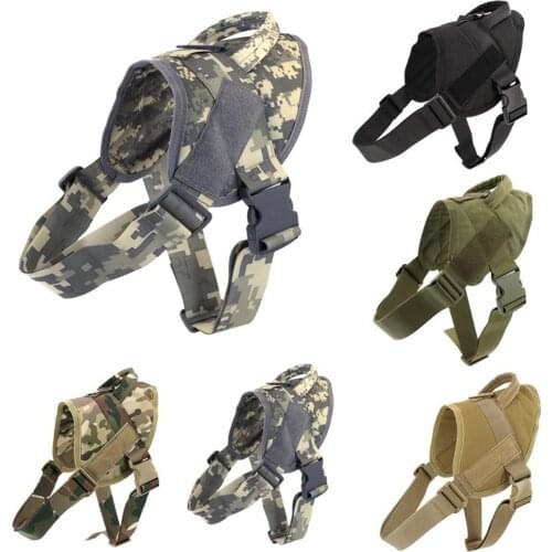 Tactical Dog Harness No Pull German Shepherd Working Training Vest With Handle Pet Dog Clothes K9 Vest For Medium Large Dogs