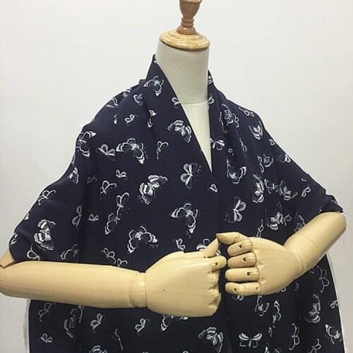 Navy blue fashion wemon dress silk fabric natural pure silk crepe de chine fabric,SCDC1324