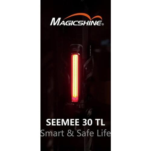 Magicshine SEEMEE 30 Bicycle Smart Auto Brake Sensing Light LED Charging IPx6 Waterproof Bike Rear Light Cycling Tail