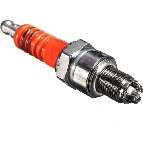 1pc Motorcycle Sparking Plug Universal For 110CC Horizontal Engine & GY6125CC Stepless Variable Speed Engine