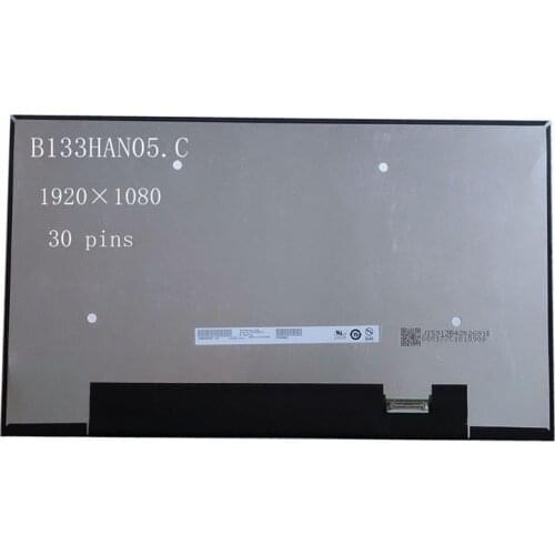13.3" laptop lcd screen Matrix IPS B133HAN05.C FHD 1920*1080 EDP 30PIN Replacement Fully Tested