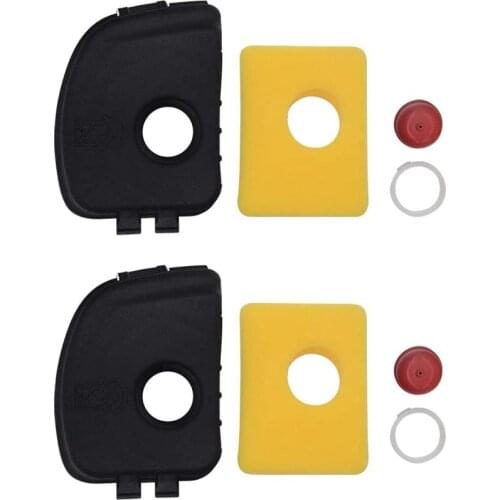 2 Pack 595660 799579 594281 Air Filter Cover and Air Filter and Fits for Briggs & Stratton Lawn Mower