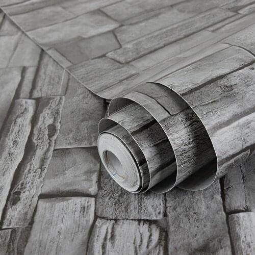 5M/Brick Pattern Wallpapers Pvc Sticker Vinyl Wall Sticker Background 3d Self-Adhesive Brick Wallpaper Wall Decor Papel De Pared