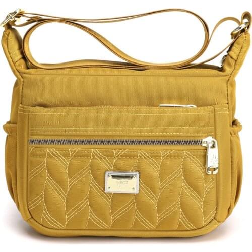 7 colors New 2021 cross body bag woman waterproof nylon ladies blue bag Multi pockets womens small bag Casual travel Women bags