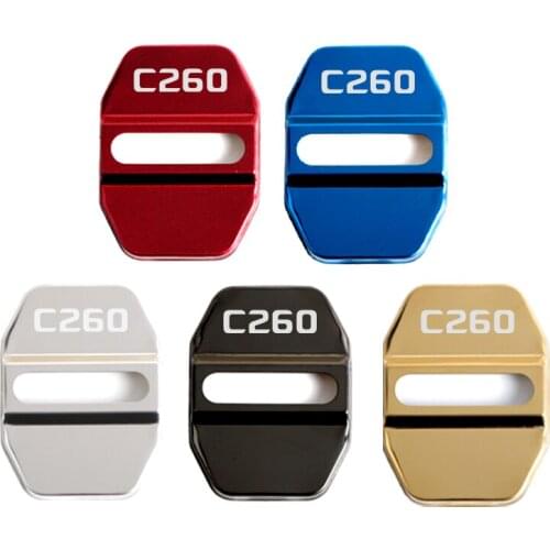 Car-Styling Auto Car Emblems Case For Mercedes benz C260 accessories car styling 4pcs