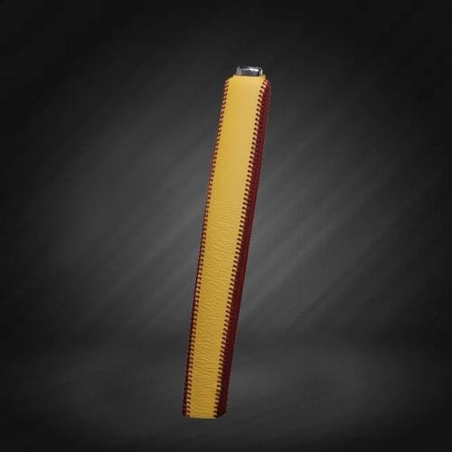 Car Hand Brake Covers Top Layer Leather Case for Peugeot 307 Handbrake Grips Cover Auto Genuine Leather Handbrake