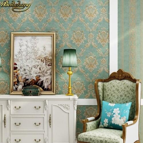 Beibehang European Nordic Damascus wallpaper for walls TV background wall wallpaper living room wall papers home decor bedroom