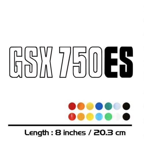 New Motorcycle sticker bike Fuel tank Wheels helmet fairing Luggage MOTO car accessories reflective decal For SUZUKI GSX 750ES