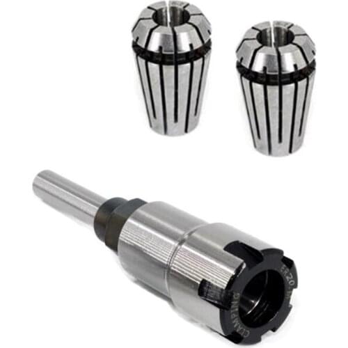 1/2 Inch Shank Milling Cutter Extension Rod ER20 Collet Chucks Router Bit Holder Adapter Woodworking Engraving Machine Tool