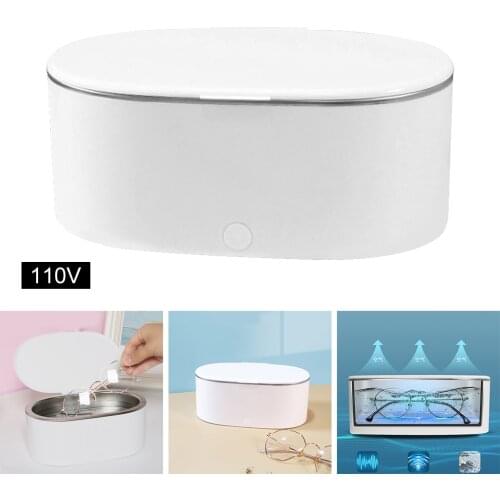 Portable Ultrasonic Cleaner Glasses Jewelry Eyeglass Lens Watch Ring Coin Razor Head Necklace Bath Ultrasound Cleaning Machine
