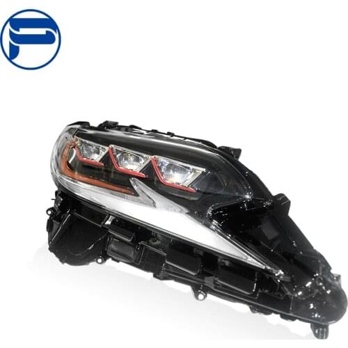 Front Headlight manufacturer For LEXUS ES200 with three Lens 2016 years