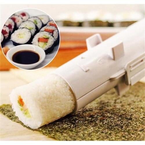 Roller Rice Mold Sushi Maker Quick Machine Bazooka Vegetable Meat Rolling Cooking Tools DIY Sushi Making Machine Kitchen Gadgets