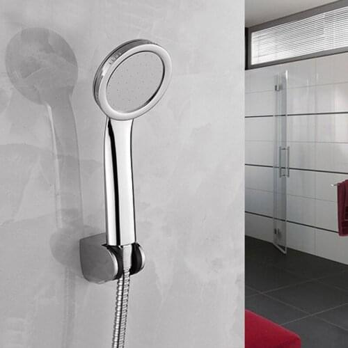 LASO Shower head Handheld Sprinkler Hand-held Shower head chrome saving water Pressure Spray Nozzle hand shower hose and holder