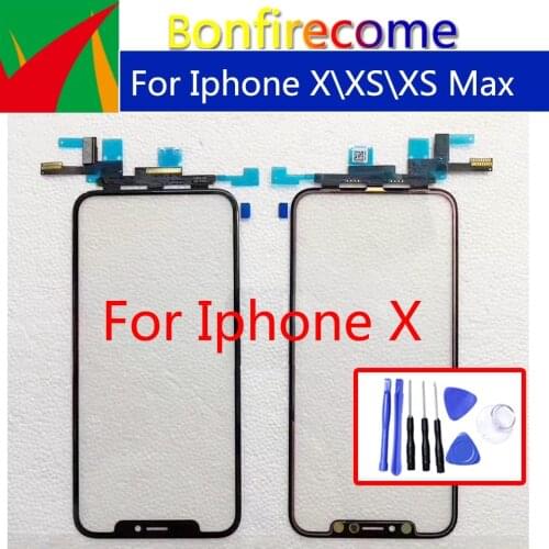 Original quality Touchscreen For Iphone-X\Xs\XS Max Touch Screen Panel Digitizer Sensor Replacement Touch Glass Lens No Lcd