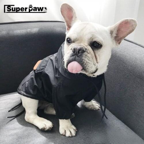 Dog Sun-proof Clothing Waterproof Jacket French Bulldog Raincoat Small Dogs Chihuahua Puppy Pet Costume Yorkie Clothes XQC09