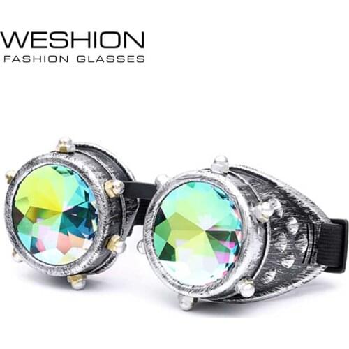 Steampunk Sunglasses Round Goggles Men Women Round Sun Glasses Gothic Eyewear High Quality Deal With It 2018