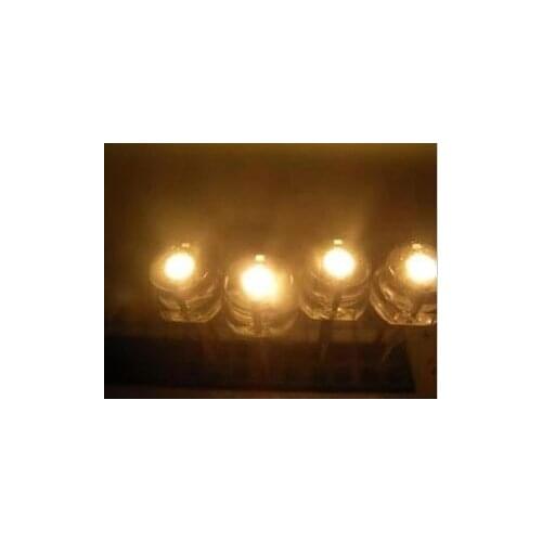 5MM Straw Hat Warm White 6-7LM 3V 20mA Highlighted ZIP LED 1000pcs