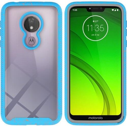 Moto e5 g6 g7 Play g6Forge G7Power G7Supra Shockproof Transparent Crystal Colorful PU Silicon Case Pattern Bumper Acrylic Cover