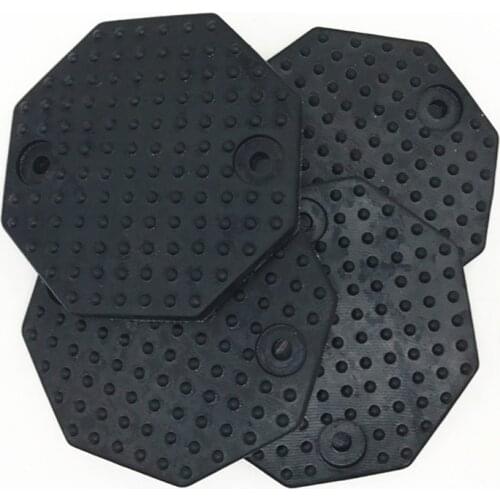 Universal 4Pcs Octagon 135*10mm Heavy Duty Rubber Lifting Arm Pads Car Lift Accessories for Auto Lift Hoist Spareparts Consumab