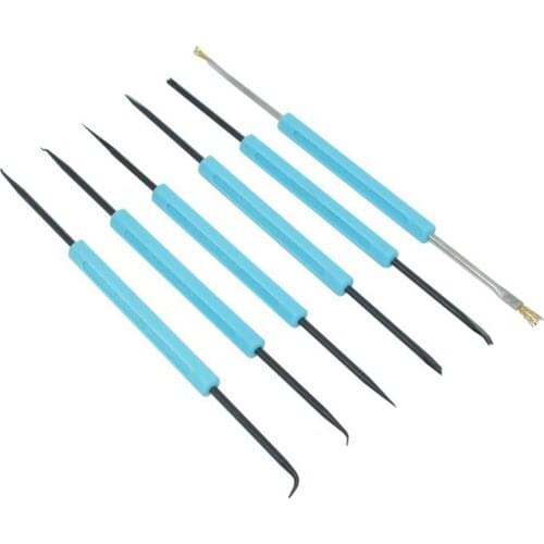 6pcs Desoldering Aid Tool Circuit Board Soldering Welding Auxiliary Tools Assist Set Soldering Aid PCB Cleaning Kit Repair Tools