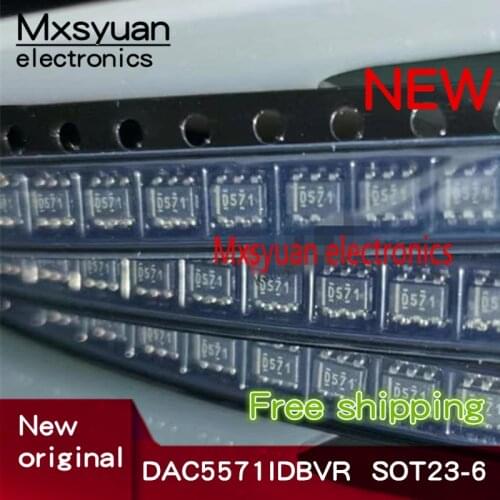 10pcs~100pcs/lot DAC5571IDBVR DAC5571IDBVT D571 DAC5571 SOT23-6
