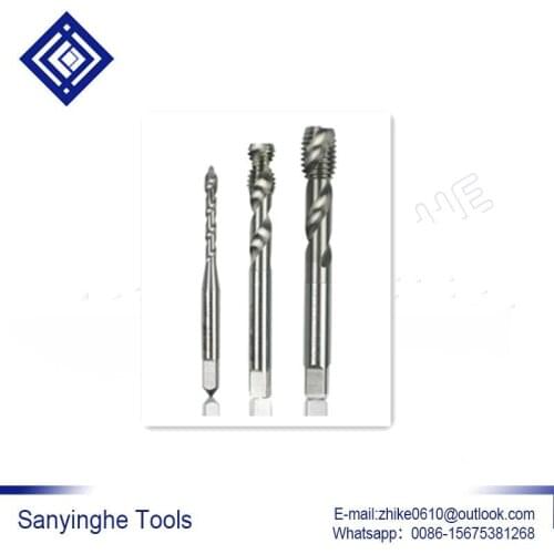 10pcs/lots M2/M3/M4/M5/M6/M8/M10/M12 Containing cobalt HSS-E spiral flute tap