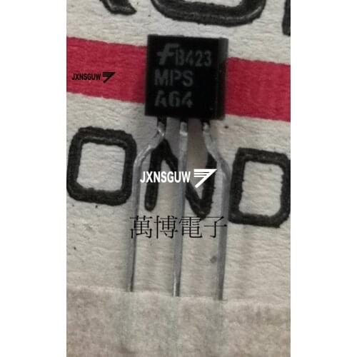 10PCS MPSA64 TO-92 Transistor A64 Audio pair tube power MPSA64 transistor Triode Taping Laser word FAIRCHILD