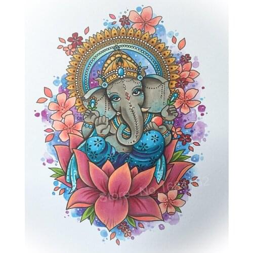 5d diy diamond mosaic Cross Stitch diamond painting Religion 3d embroidery paintings Needlework Ganesh elephant god