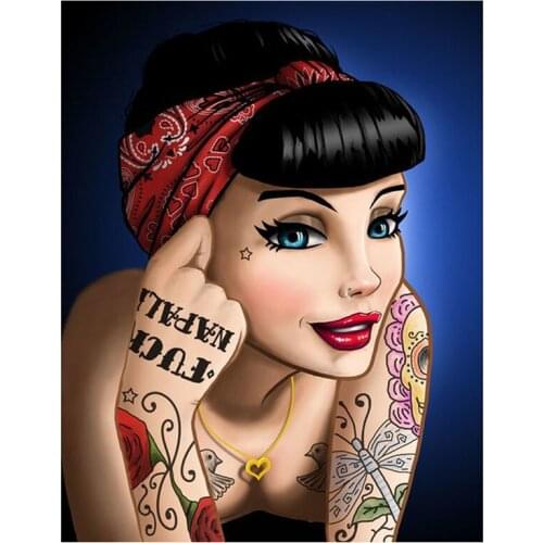 5D DIY Full Round/Square Diamond Painting Cartoon Girl 3D Embroidery Cross Stitch Rhinestone Mosaic Home Decor Art Y1092