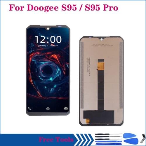 6.3" Original Display For Doogee S95 Pro LCD Display Touch Glass panel Screen Digitizer For Doogee S95 Screen repair parts