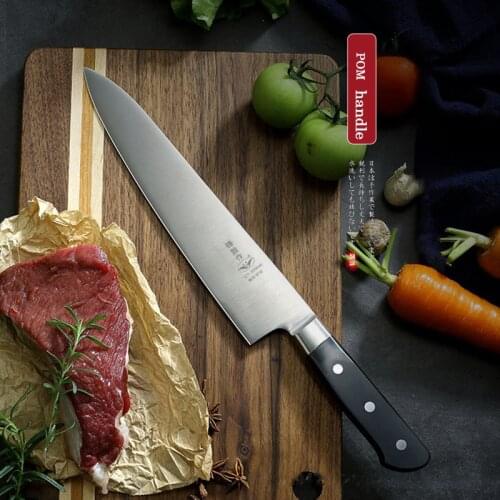 7/8.3/9.5/11/12 Inch Quality Japanese 6Cr16MoV Stainless Steel Kitchen Knives Cleaver Meat Gyuto Chef Knife Wenge Wood Handle