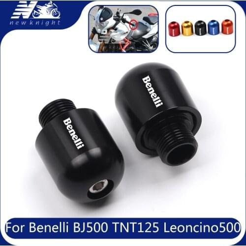 For Benelli BJ500 BN600i 302 251 TNT125 300 600 Leoncino500 Leoncino X Motorcycle Accessories CNC Handlebar Grips Cap End Plugs
